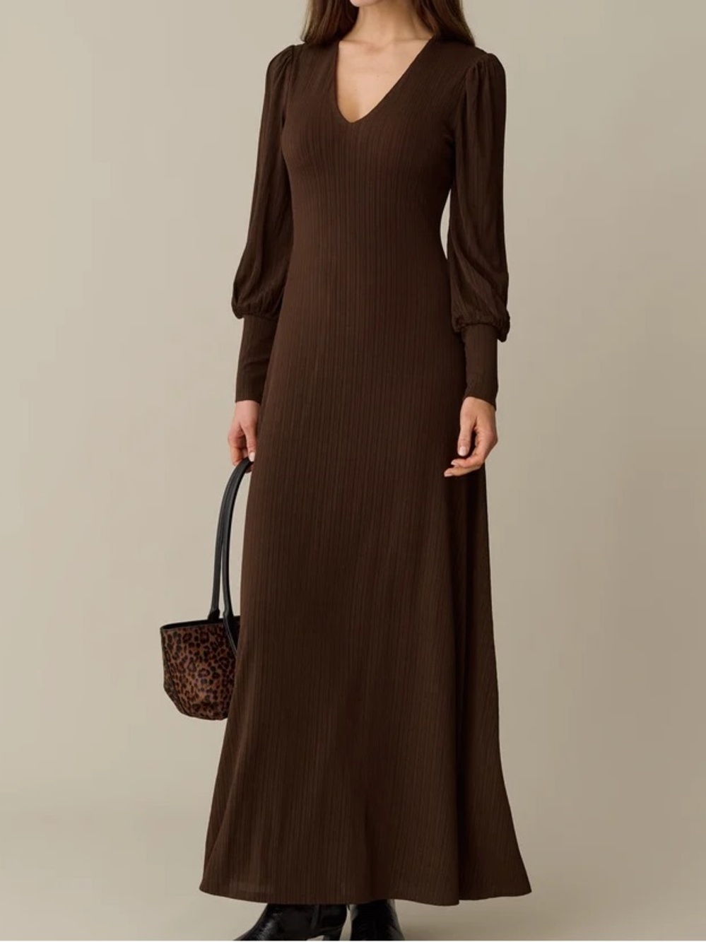 Kourt Candace Dress in Coffee